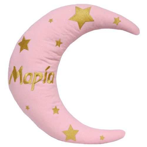 Μαξιλάρι φεγγάρι με κεντημένο όνομα