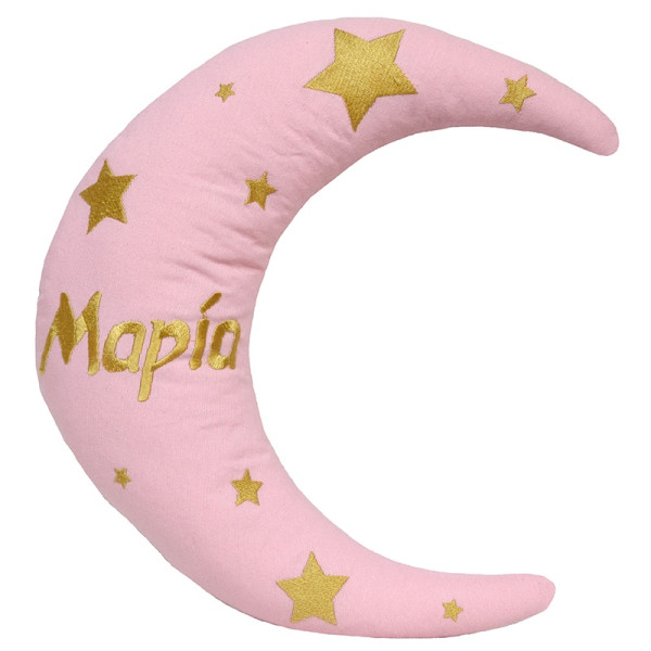 Μαξιλάρι φεγγάρι με κεντημένο όνομα