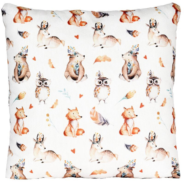 Μαξιλάρι με θέμα ζωάκια του δάσους