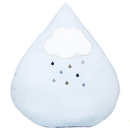 Μαξιλάρι σταγονούλας με κεντημένο σύννεφο