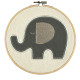 Διακοσμητικό τελάρο με θέμα ελεφαντάκι