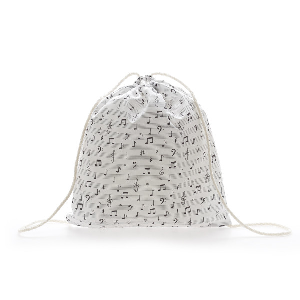 Σακίδιο πλάτης μικρό με μουσικές νότες και πεντάγραμμο