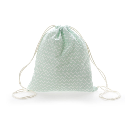 Παιδική τσάντα πλάτης στο χρώμα της μέντας σεβρόν