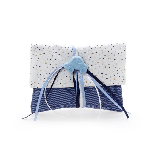 Χειροποίητη μπομπονιέρα βάπτισης σε σχήμα φακέλου