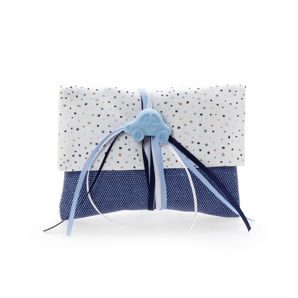 Χειροποίητη μπομπονιέρα βάπτισης σε σχήμα φακέλου