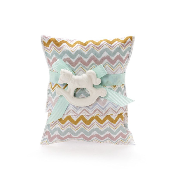 Μαξιλαράκι μπομπονιέρα με αρωματικό διακοσμητικό