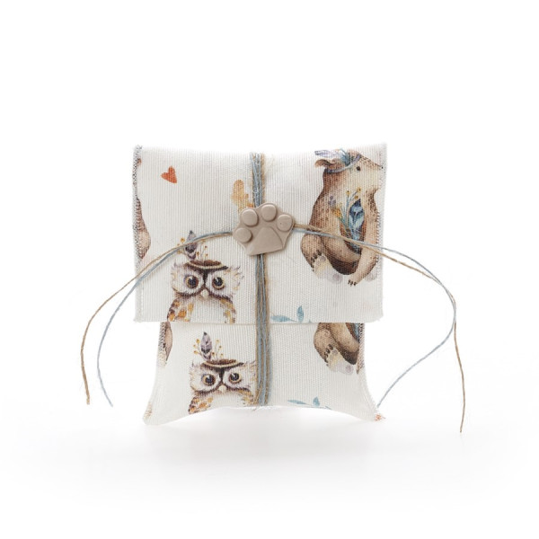 Φάκελος μπομπονιέρα με χαριτωμένα ζωάκια του δάσους