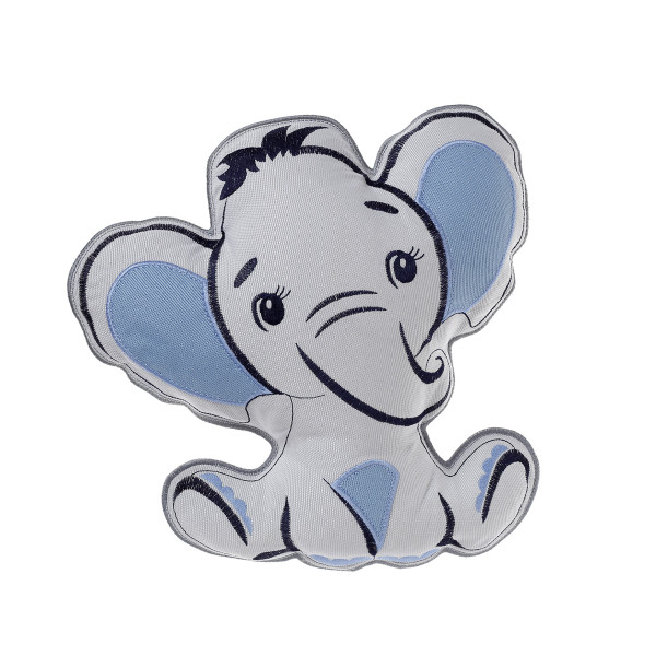 Μαξιλάρι ελεφαντάκι γκρι με σιελ αυτάκια