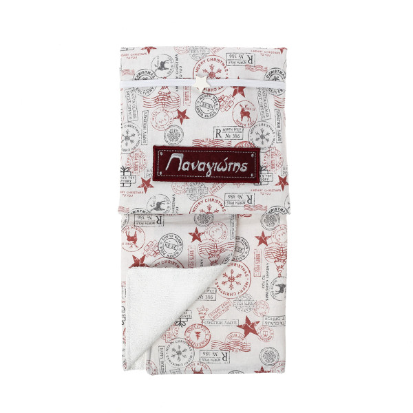 Xmas σελτεδάκι με ύφασμα “Ταχυδρομείο Santa Claus”