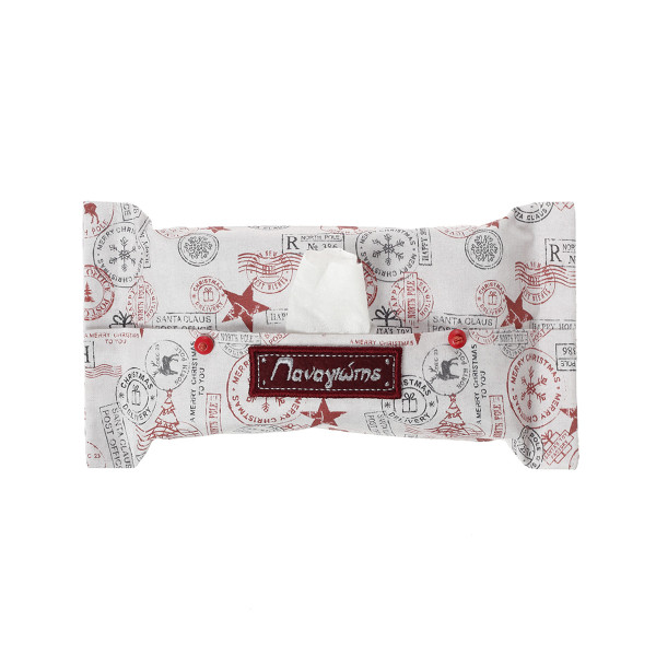 Θήκη μωρομάντηλων με όνομα και Xmas διάθεση