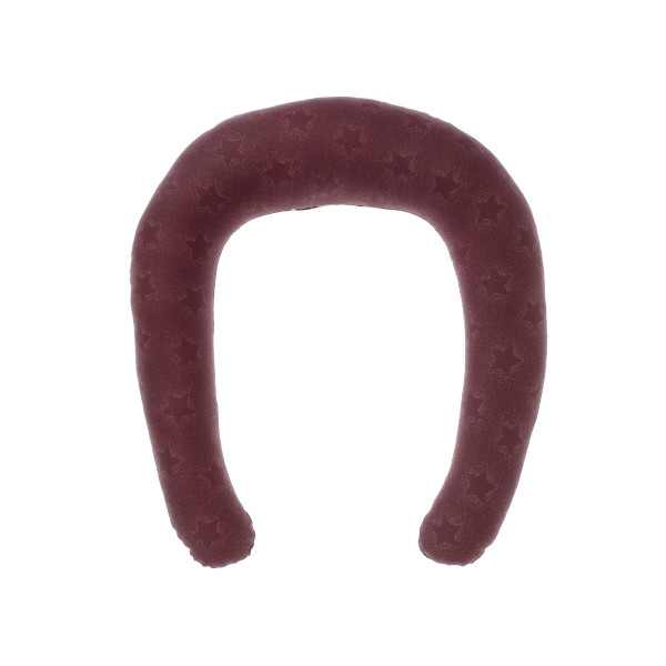 Μαξιλάρι πέταλο σε μπορντό απόχρωση και αστέρια