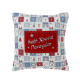 Μαξιλάρι Χριστουγεννιάτικο 30*30 με ευχή και όνομα