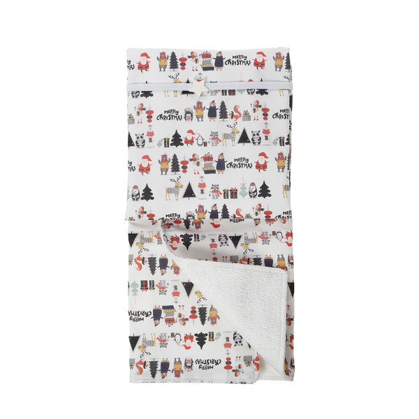 Χριστουγεννιάτικo Σελτεδάκι για βρέφη με παιδικό ύφασμα