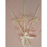 Οικονομικά στολισμένα κεριά για βάπτιση 